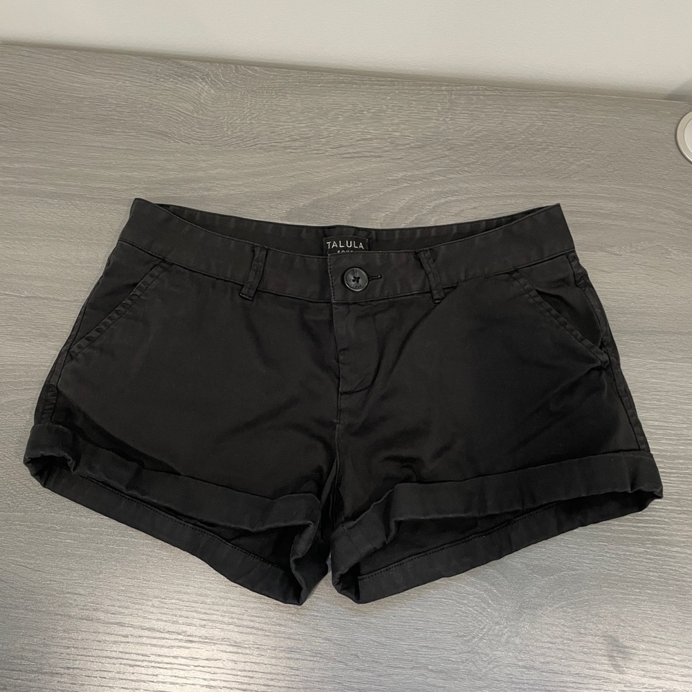Talula Black Short Shorts